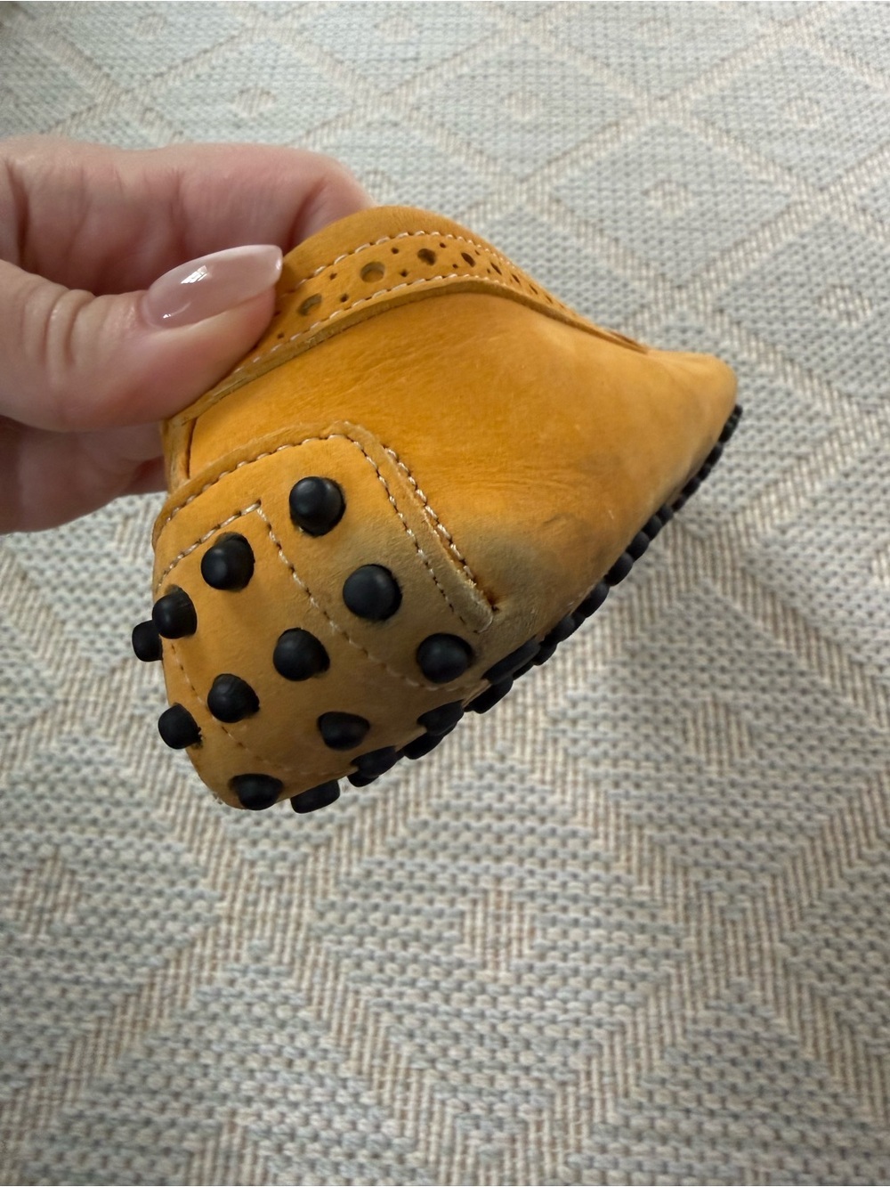 Tod's Women's Suede Slip-On Loafers in Mustard Yellow - Picture 8 of 9